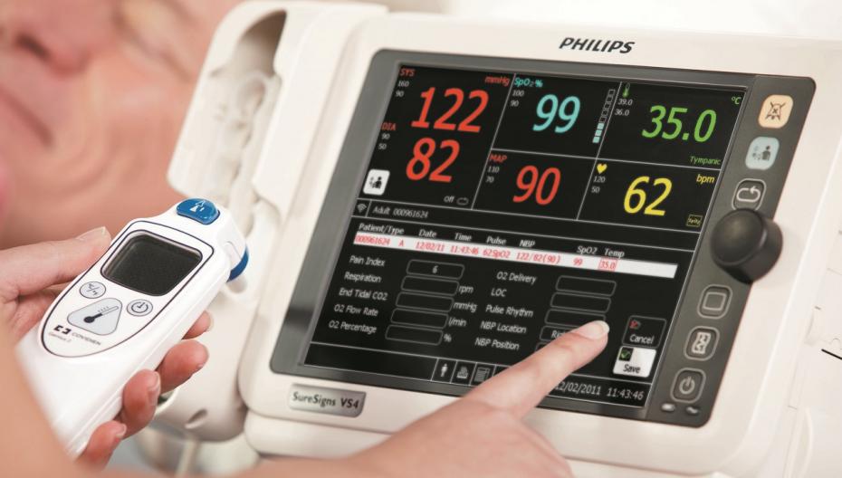 Сенсорная система Philips для удаленного мониторинга госпитализированных коронавирусных пациентов