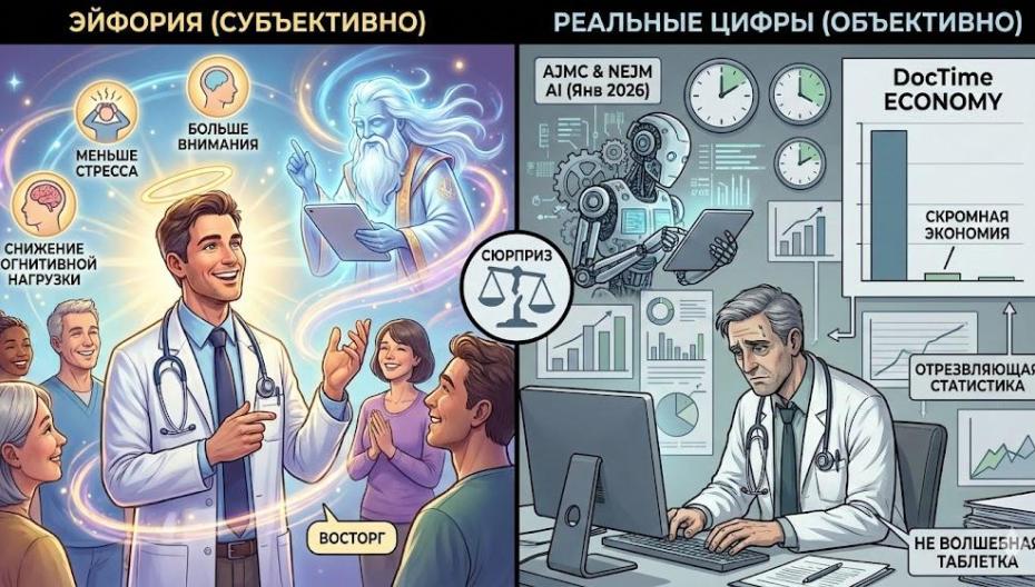  ИИ-ассистенты на приеме: эйфория против реальных цифр
