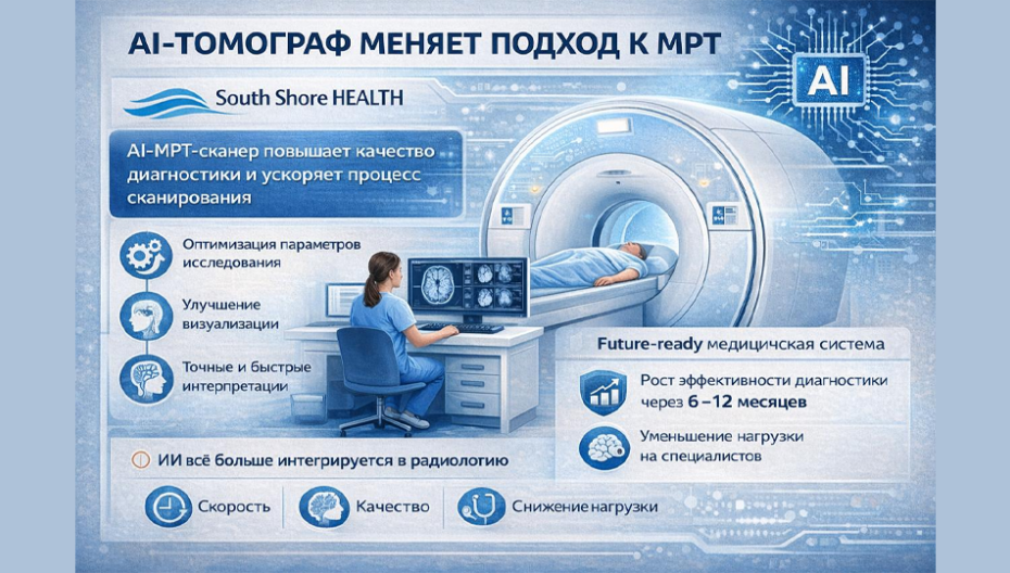 🧠 ИИ-томограф меняет подход к МРТ