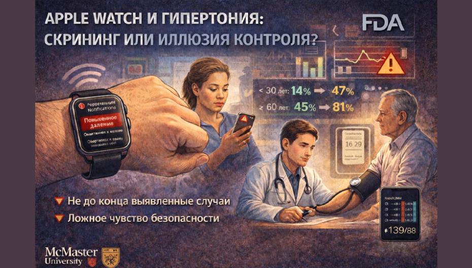 ⌚️🩺 Apple Watch и гипертония: скрининг или иллюзия контроля?