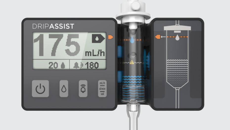 Инфузионный монитор DripAssist теперь можно купить и в Европе