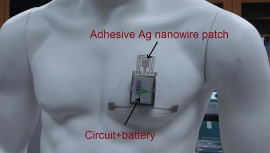 Сенсор  гидратации с электродами из нанопроволоки
