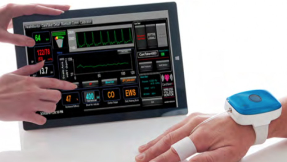 CareTaker: манжета на пальце для непрерывного мониторинга давления и пульса