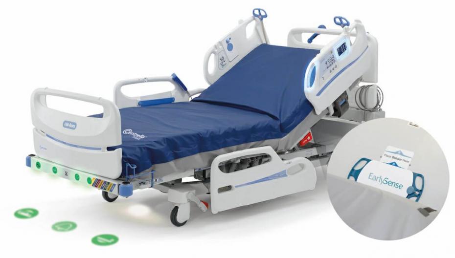 Больничная кровать со встроенной системой мониторинга 