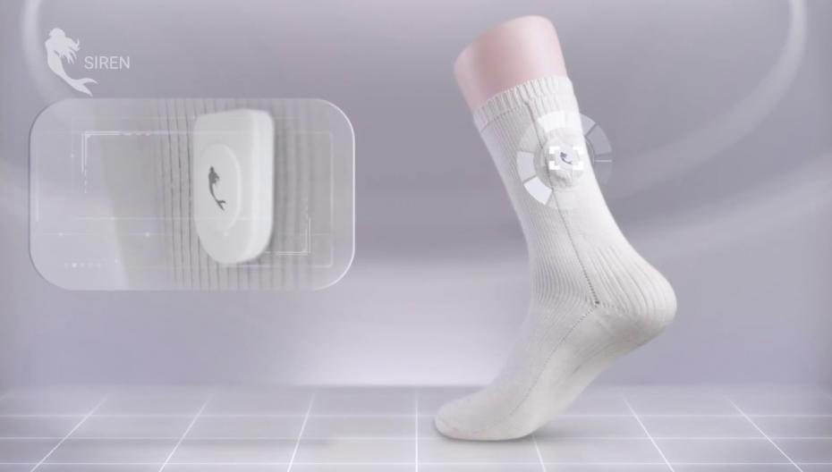 Носки с сенсорами для непрерывного мониторинга диабетической нейропатии