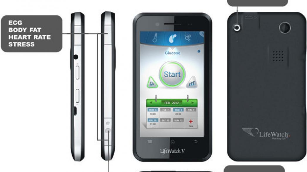 LifeWatch V — медицинский смартфон под управлением Android