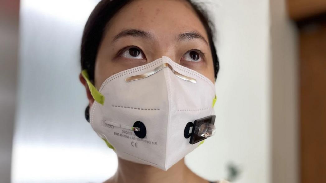 Защитная маска, которая способна обнаружить вирус SARS-CoV-2