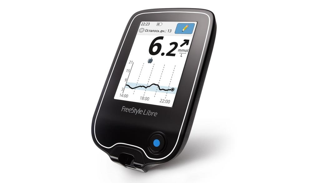 Abbott выводит на рынок портативное устройство для чтения показаний монитора уровня сахара непрерывного действия  FreeStyle Libre 3