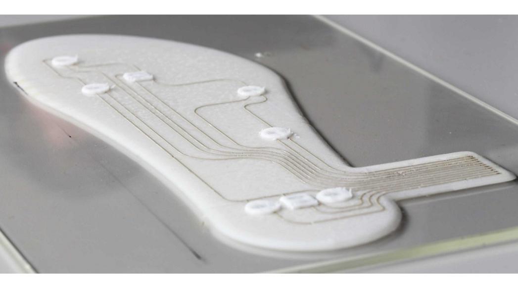 Стелька, напечатанная на 3D-принтере, измеряет давление на стопу