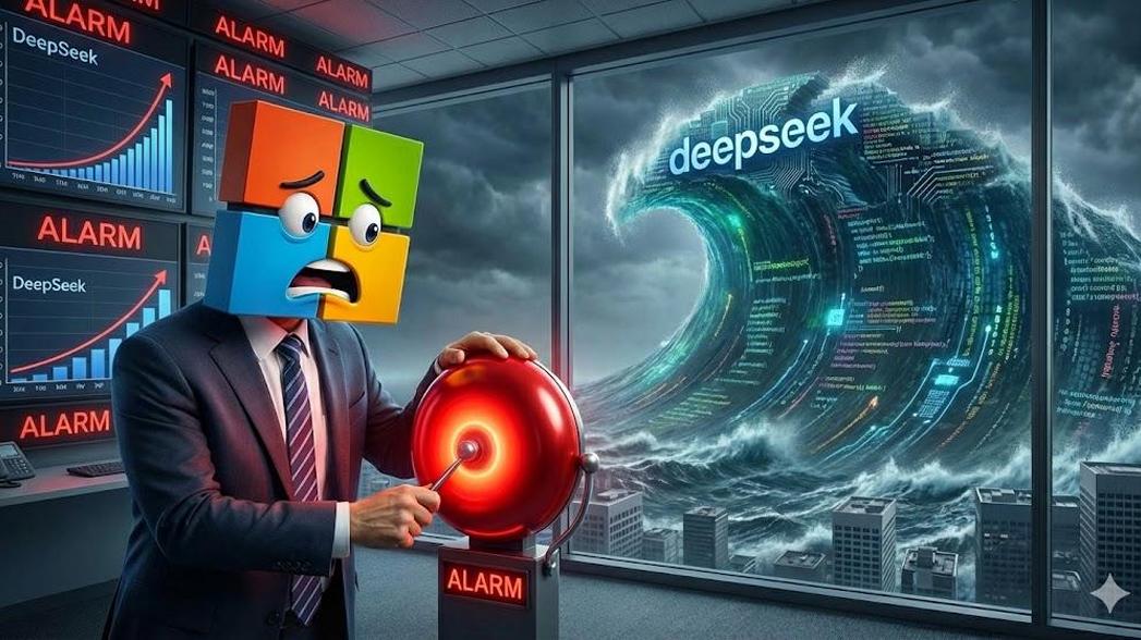 Microsoft бьет тревогу: DeepSeek растет слишком быстро