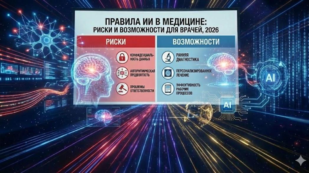 Правила ИИ в медицине: риски и возможности для врачей в 2026 году