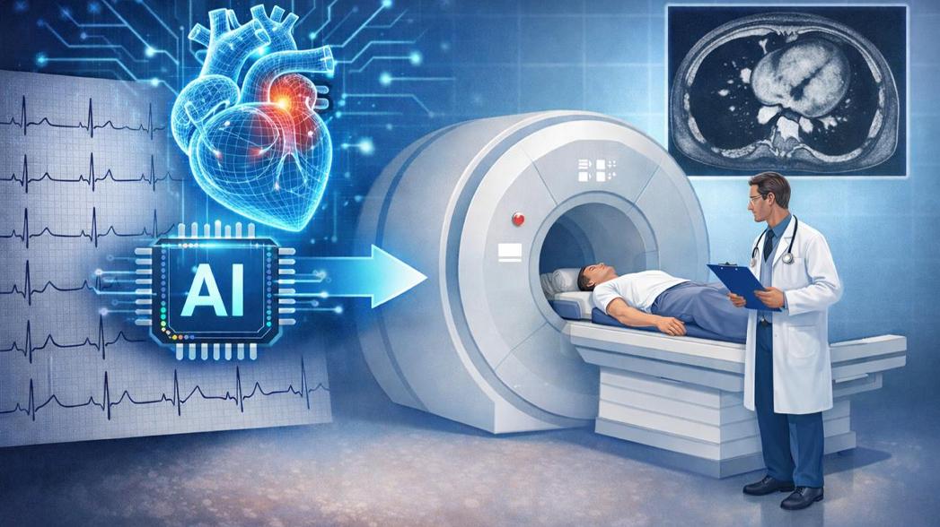 ИИ-ЭКГ помогает точнее направлять пациентов на МРТ сердца