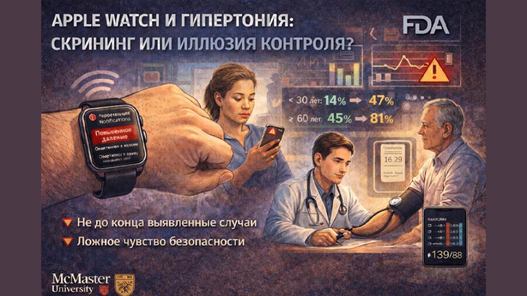 ⌚️🩺 Apple Watch и гипертония: скрининг или иллюзия контроля?