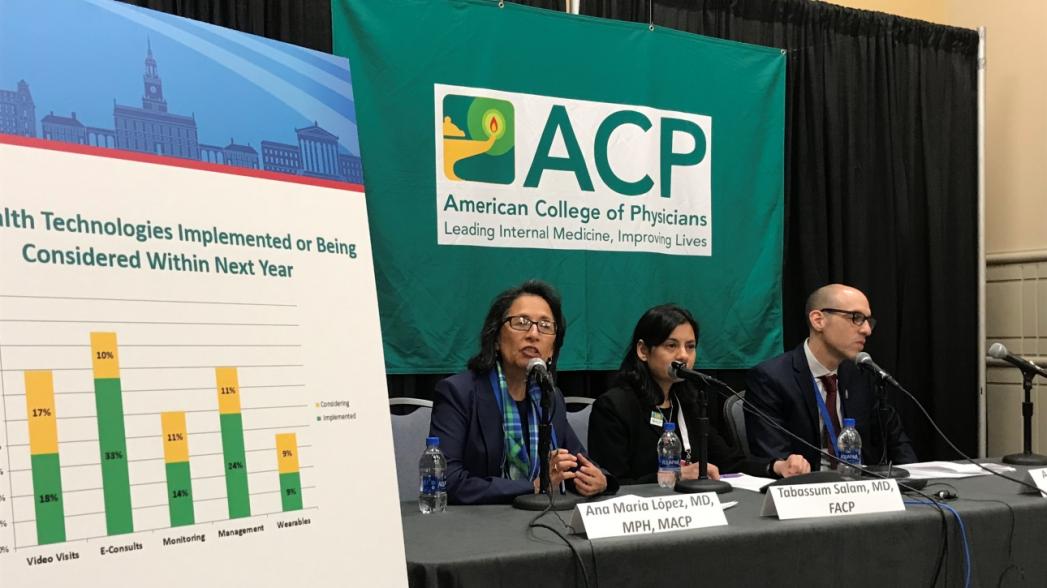 ACP идентифицировал проблемы, связанные с адаптацией телемедицины среди терапевтов
