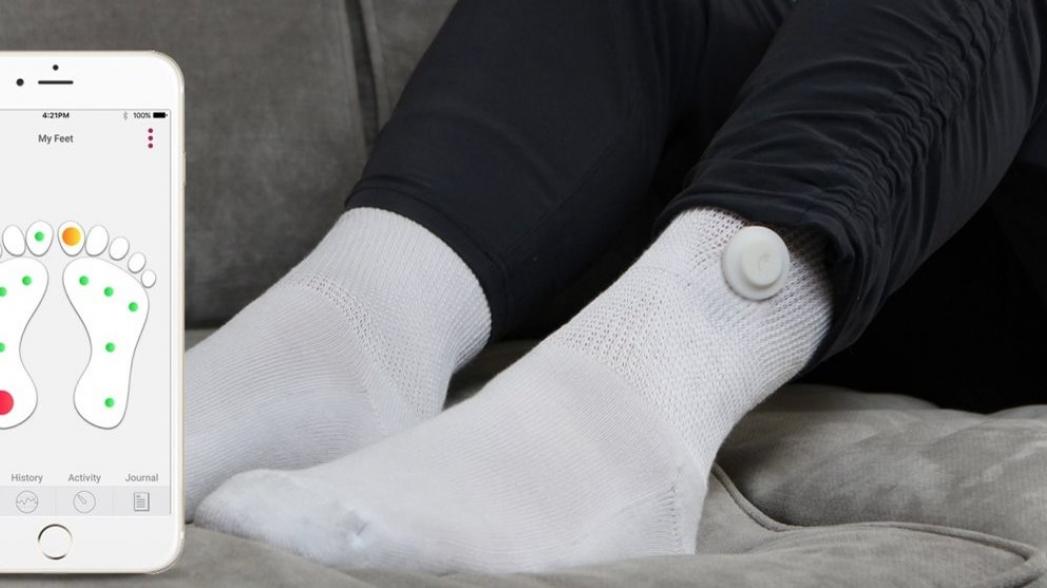 Носки, которые следят за здоровьем ног диабетиков