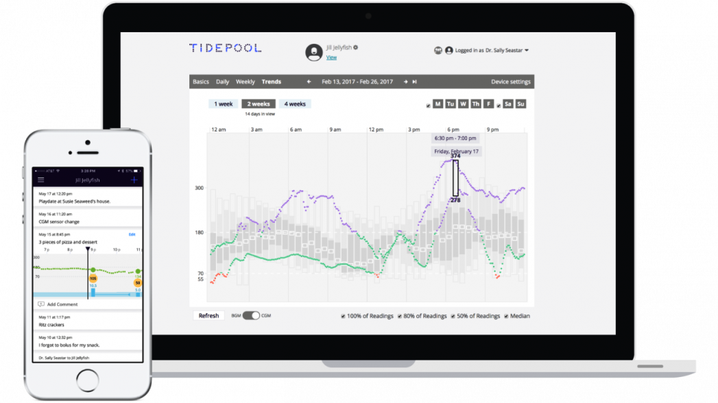 Tidepool разрабатывает приложение для системы автоматического ввода инсулина
